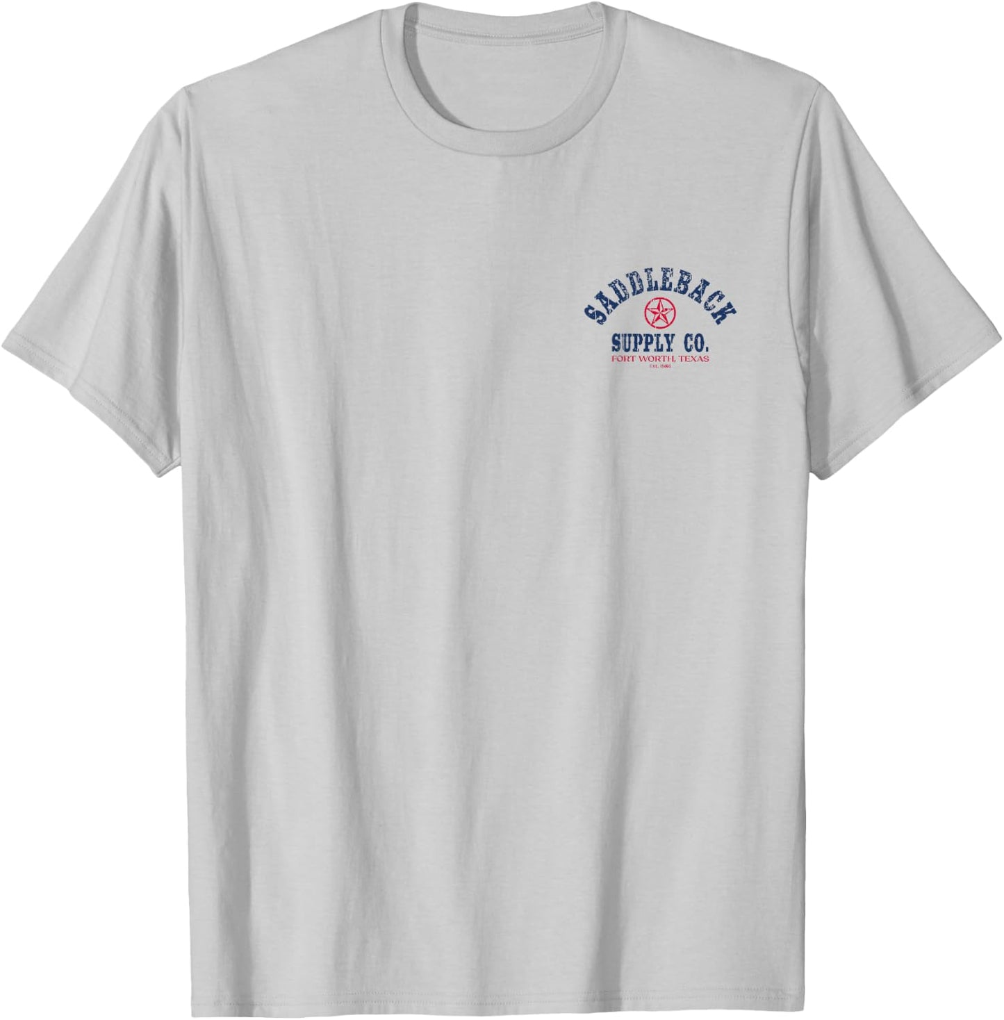 Saddleback Red, White & Blue Lonestar Lightweight Graphic T-Shirt - T-Shirt | Ash