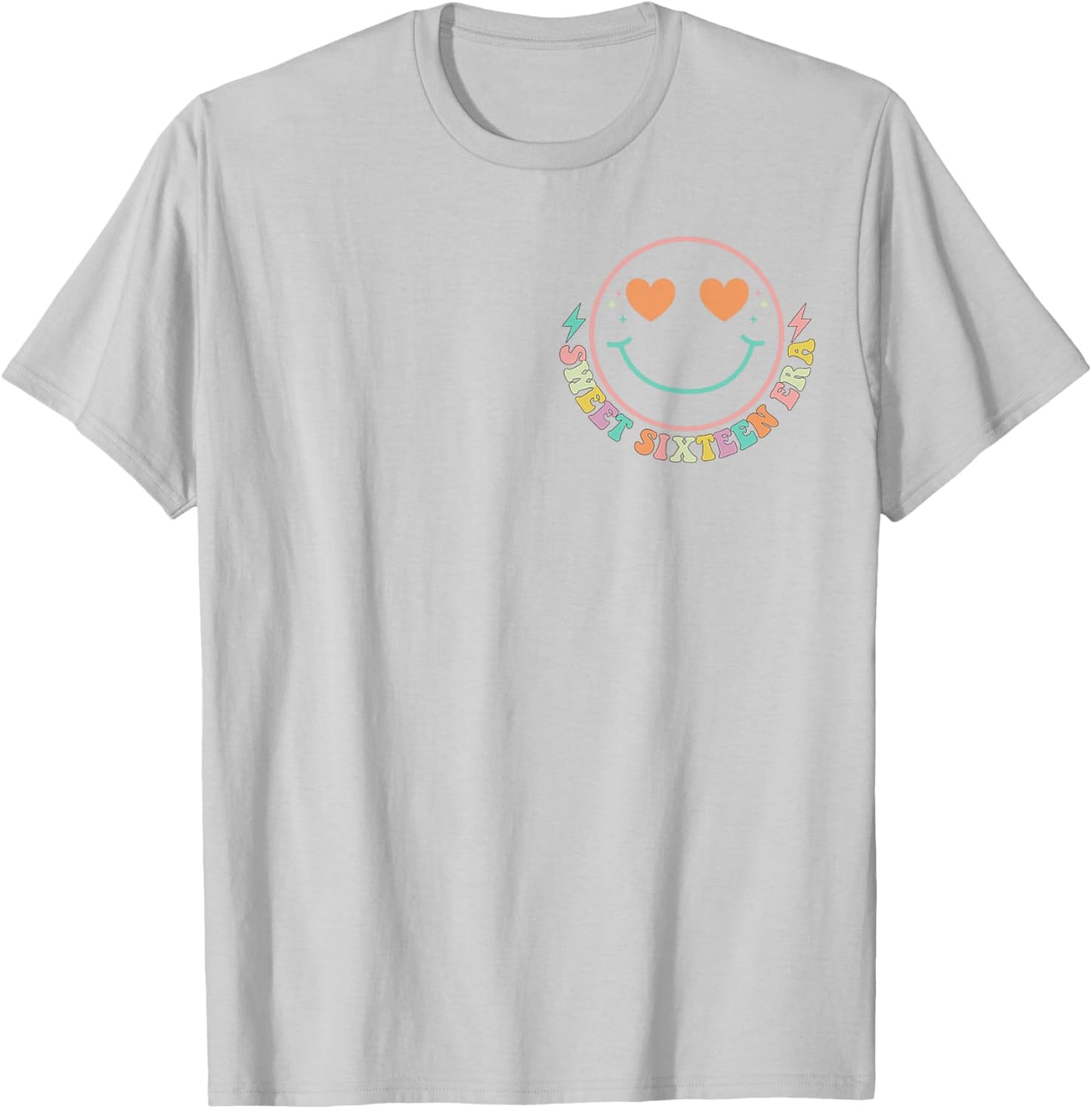In My Sweet Sixteen Era Shirt 16th Birthday 2 Sided T-Shirt - T-Shirt | Ash