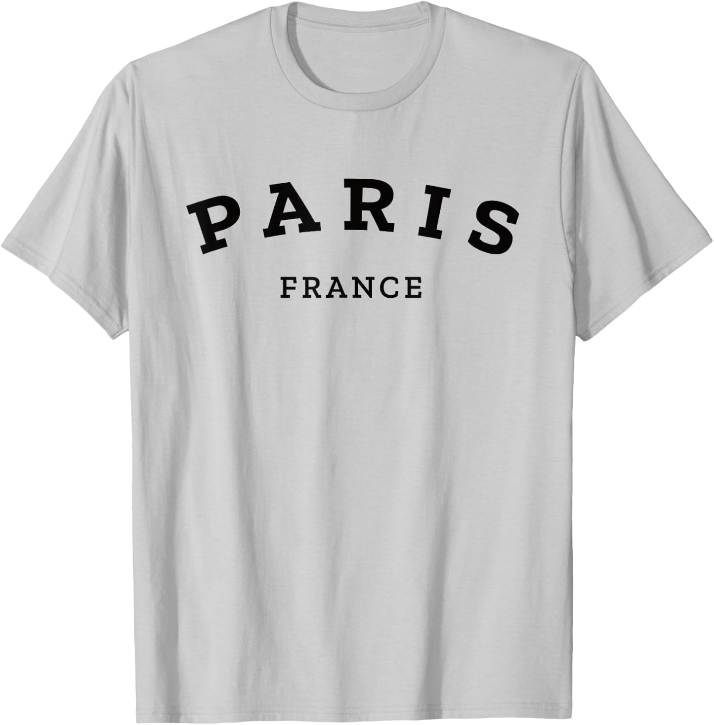 Paris France Cool Men Boy Women Girl Casual French T-Shirt - T-Shirt | Ash