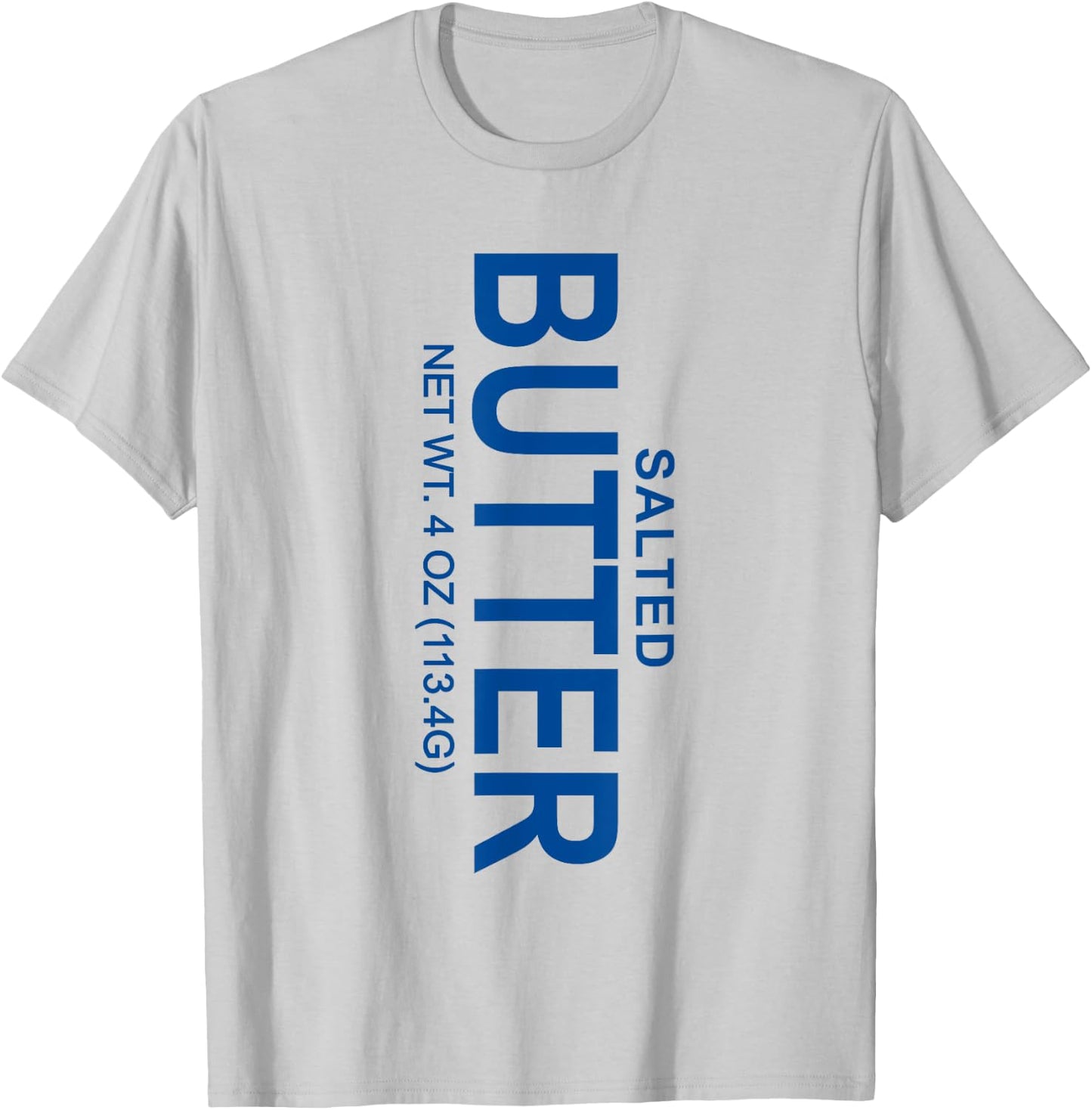Smooth Salted Stick Of Butter Funny Halloween Simple Costume T-Shirt - T-Shirt | Ash