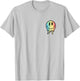 Melted Dripping Happy Face Rainbow Melting Smile Face Kids T-Shirt - T-Shirt | Ash