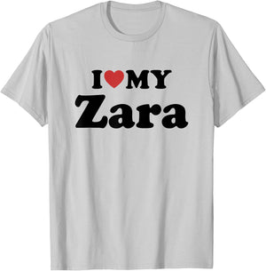 I Love My Zara T-Shirt - T-Shirt | Ash