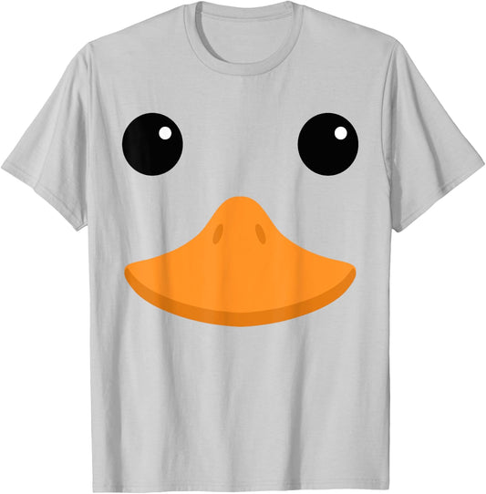Cute White Duck Face Costume For Kids and Toddlers T-Shirt - T-Shirt | Ash