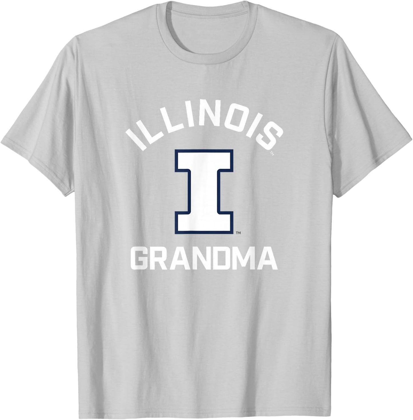 University of Illinois Fighting Illini Arched Grandma T-Shirt - T-Shirt | Ash