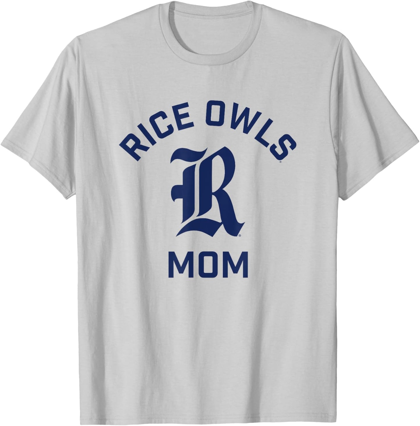 Rice University Owls Arched Mom T-Shirt - T-Shirt | Ash