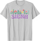 Wildflower Floral Siena First Name Mother's Day Women T-Shirt - T-Shirt | Ash