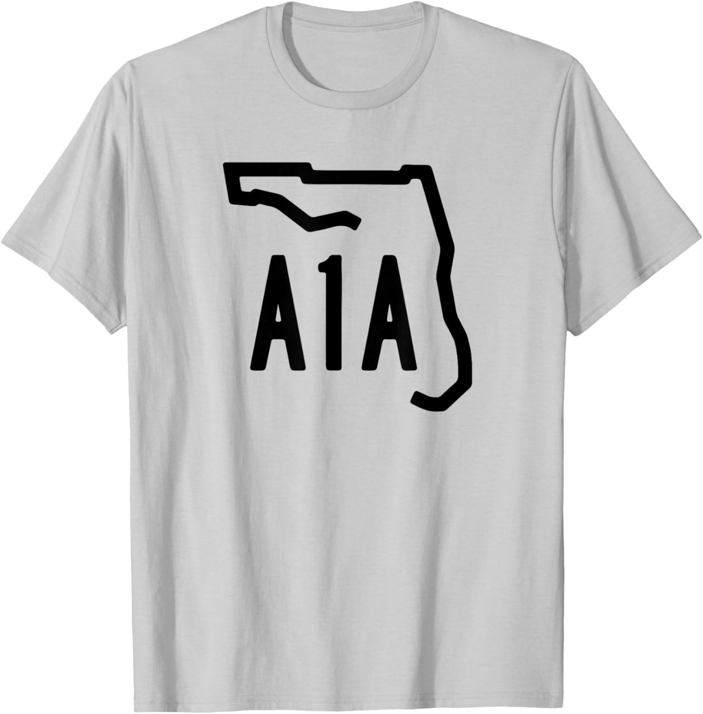 A1A Beachfront Avenue Atlantic Ocean T-Shirt - T-Shirt | Ash
