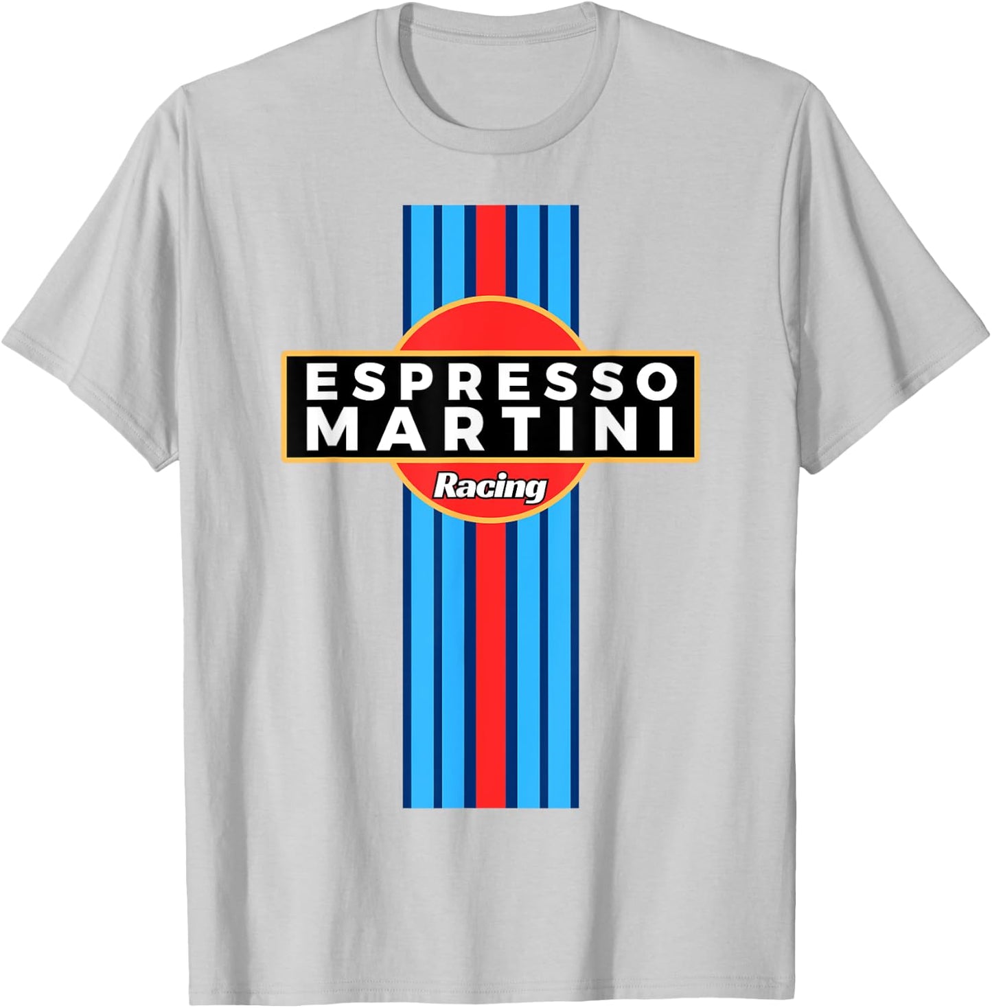 Espresso Martini Racing Coffee Cocktail Cafe Drink Bar Team T-Shirt - T-Shirt | Ash