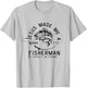 Jesus Made Me A Fisherman I Catch He Cleans Mark 1:17 T-Shirt - T-Shirt | Ash
