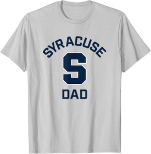 Syracuse University Orange Arched Dad T-Shirt - T-Shirt | Ash