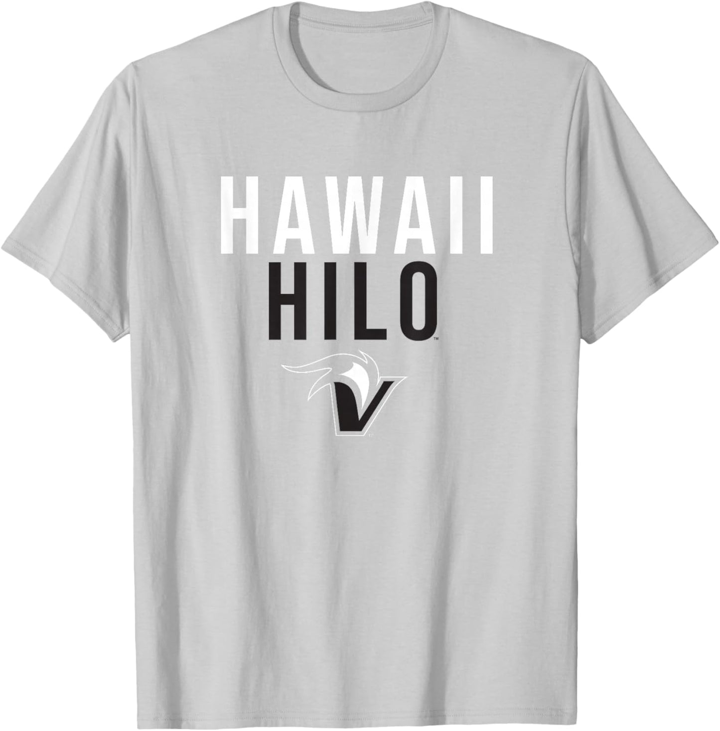 University of Hawaii at Hilo Vulcans Stacked T-Shirt - T-Shirt | Ash