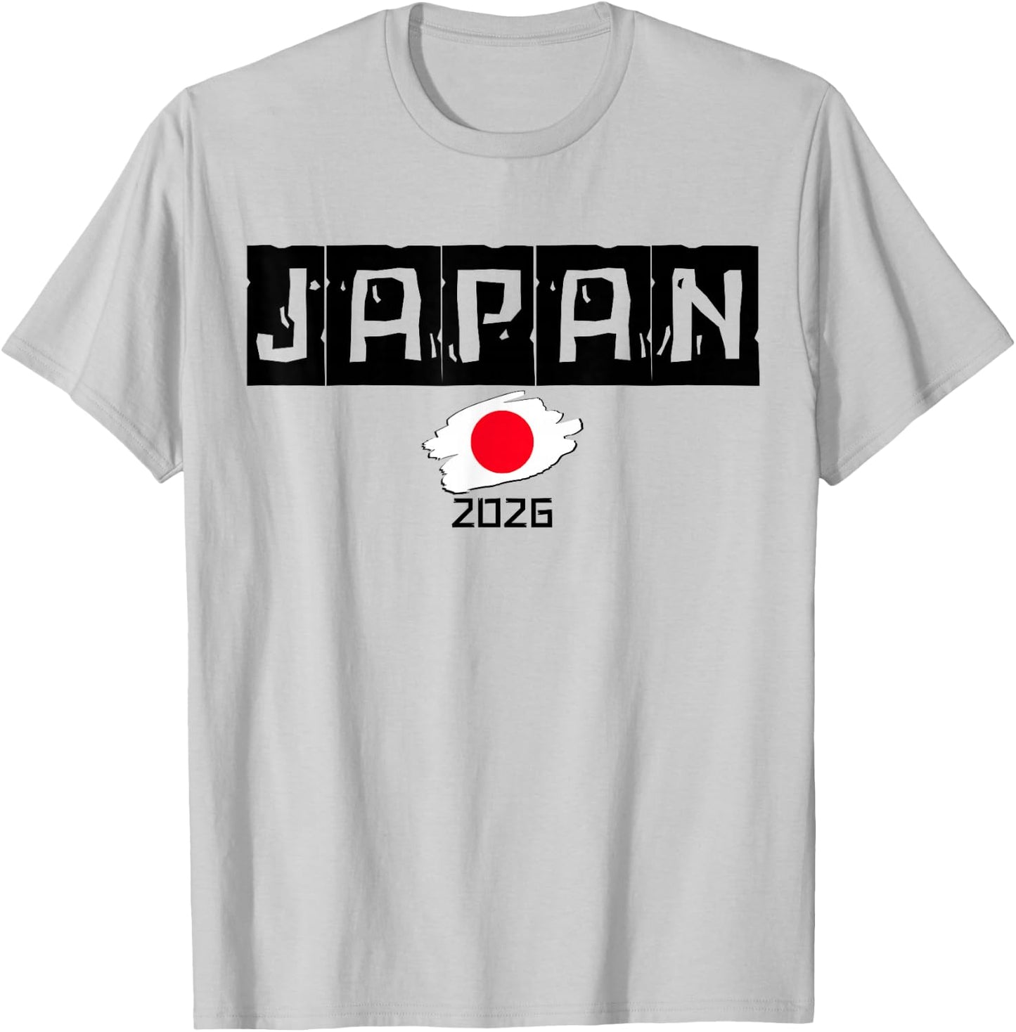 Japan Souvenir 2026 Vacation Trip Fun Matching Travel Flag T-Shirt - T-Shirt | Ash
