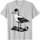 Vintage Seagull Bird Smoking Hat Rope Nautical Design T-Shirt - T-Shirt | Ash