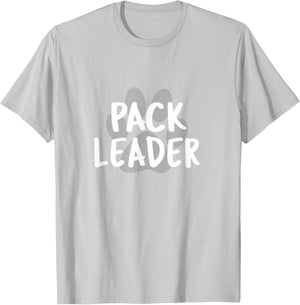 Pack Leader T Shirt - Dog Lovers T-Shirt - T-Shirt | Ash