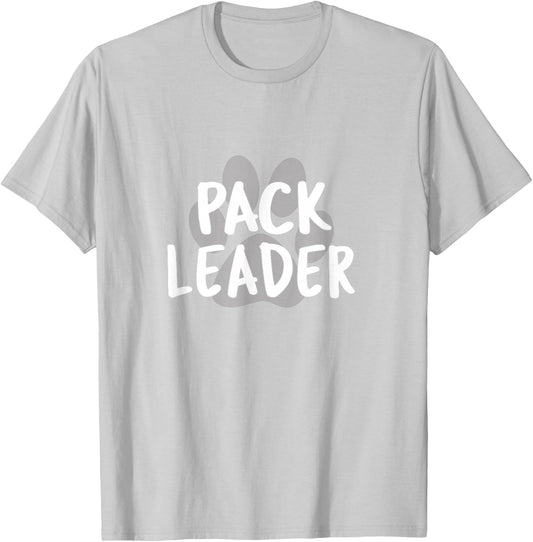 Pack Leader T Shirt - Dog Lovers T-Shirt - T-Shirt | Ash