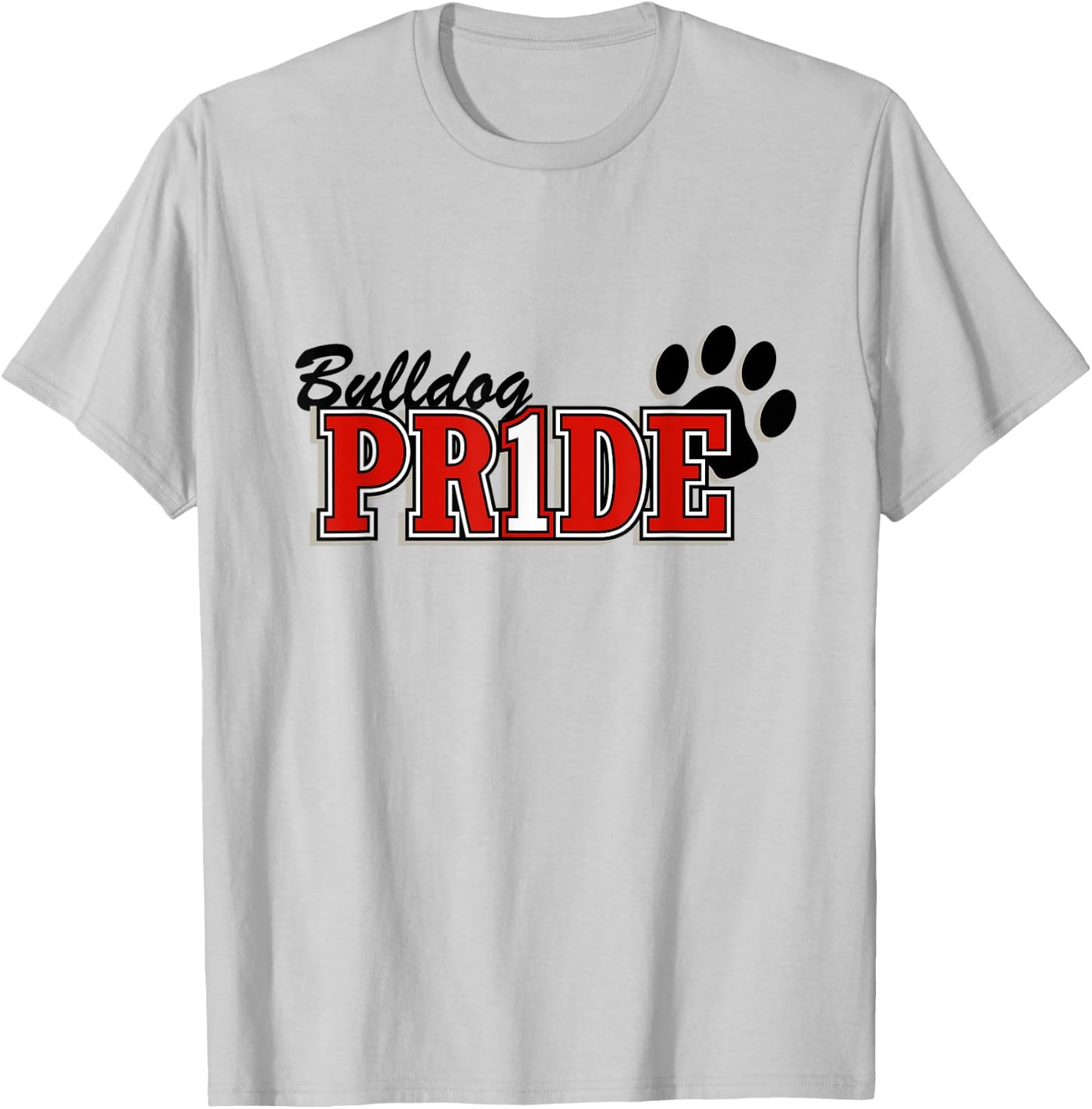 "Bulldog Football" for Sports Fans T-Shirt - T-Shirt | Ash