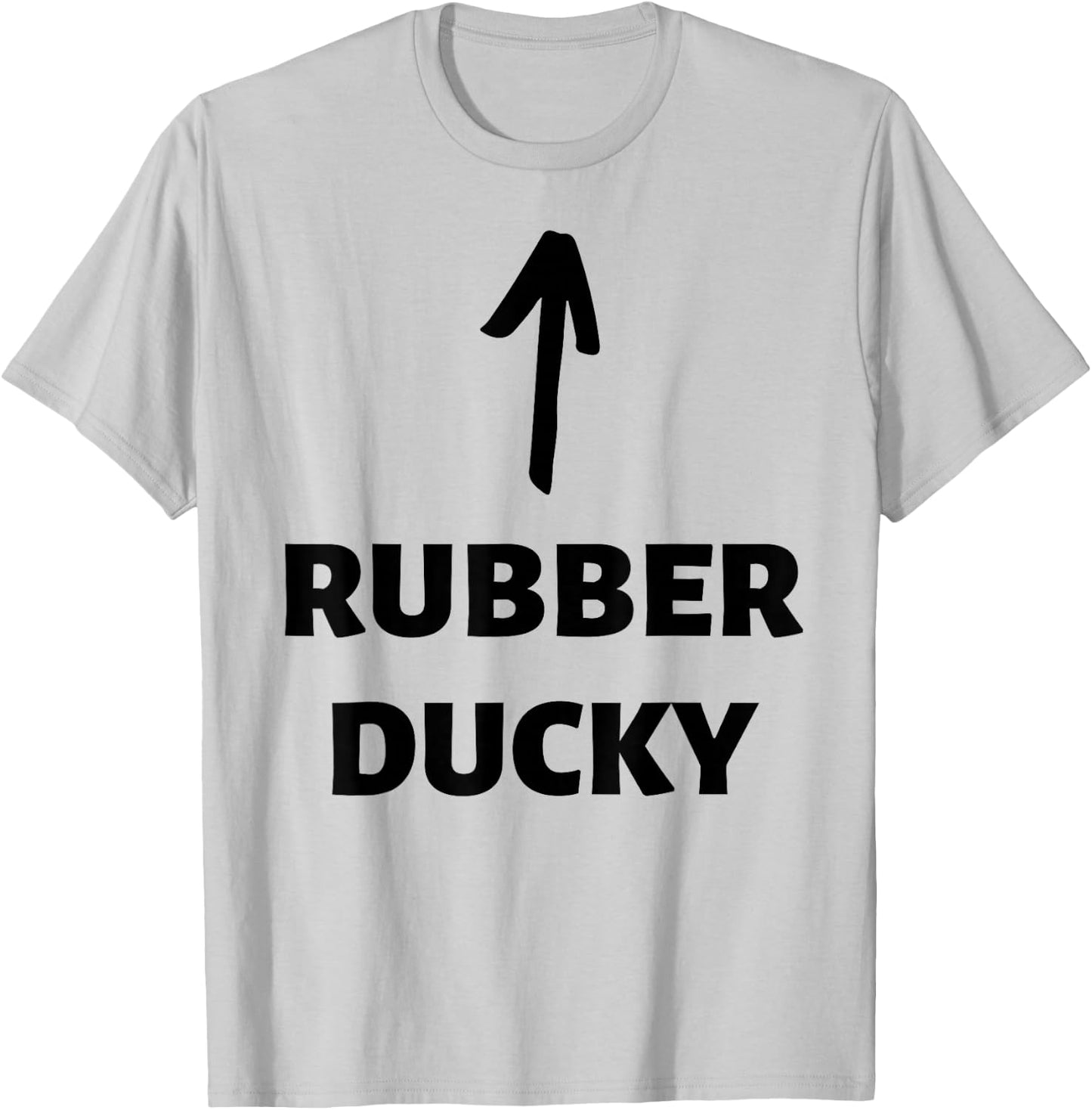 Rubber Ducky! Matching Couples Funny Duck Costume T-Shirt - T-Shirt | Ash