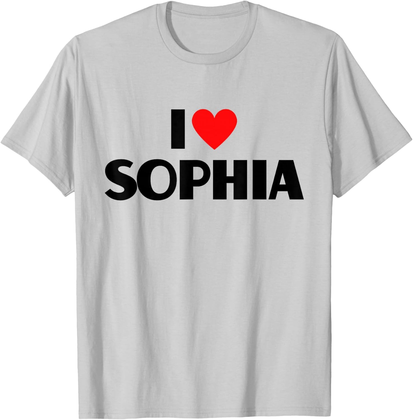 I Love Sophia - I Heart Sophia T-Shirt - T-Shirt | Ash