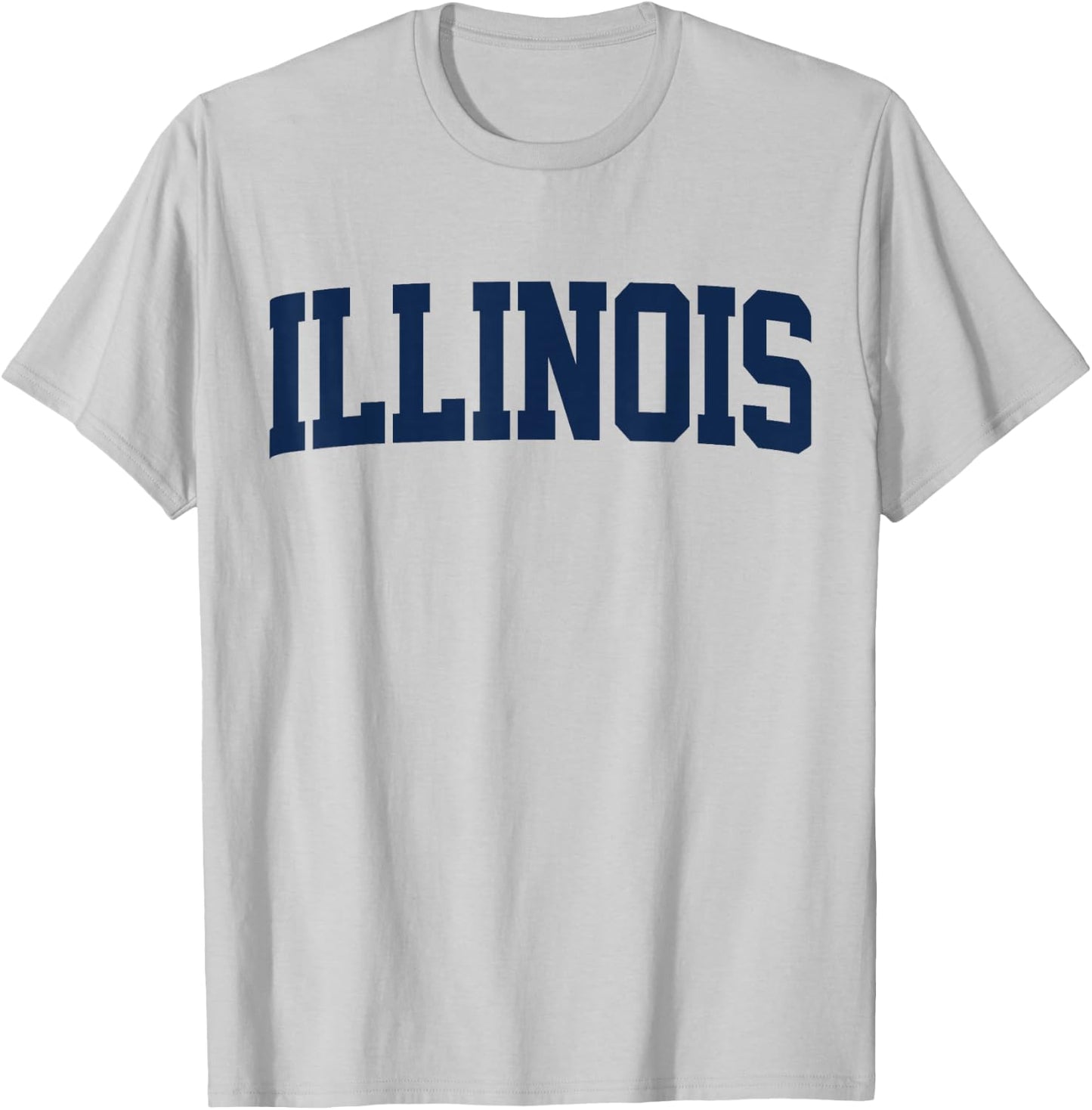 Retro Illinois Vintage Illinois Orange Blue Throwback IL T-Shirt - T-Shirt | Ash
