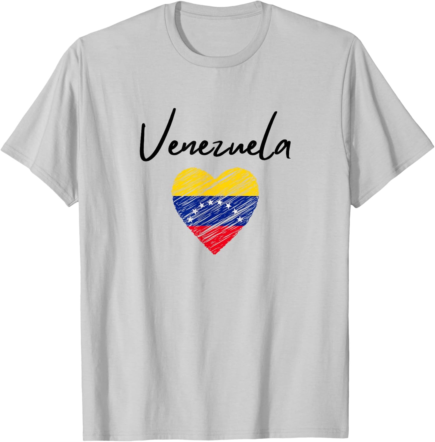 Venezuela Love Souvenir Free T-Shirt - T-Shirt | Ash