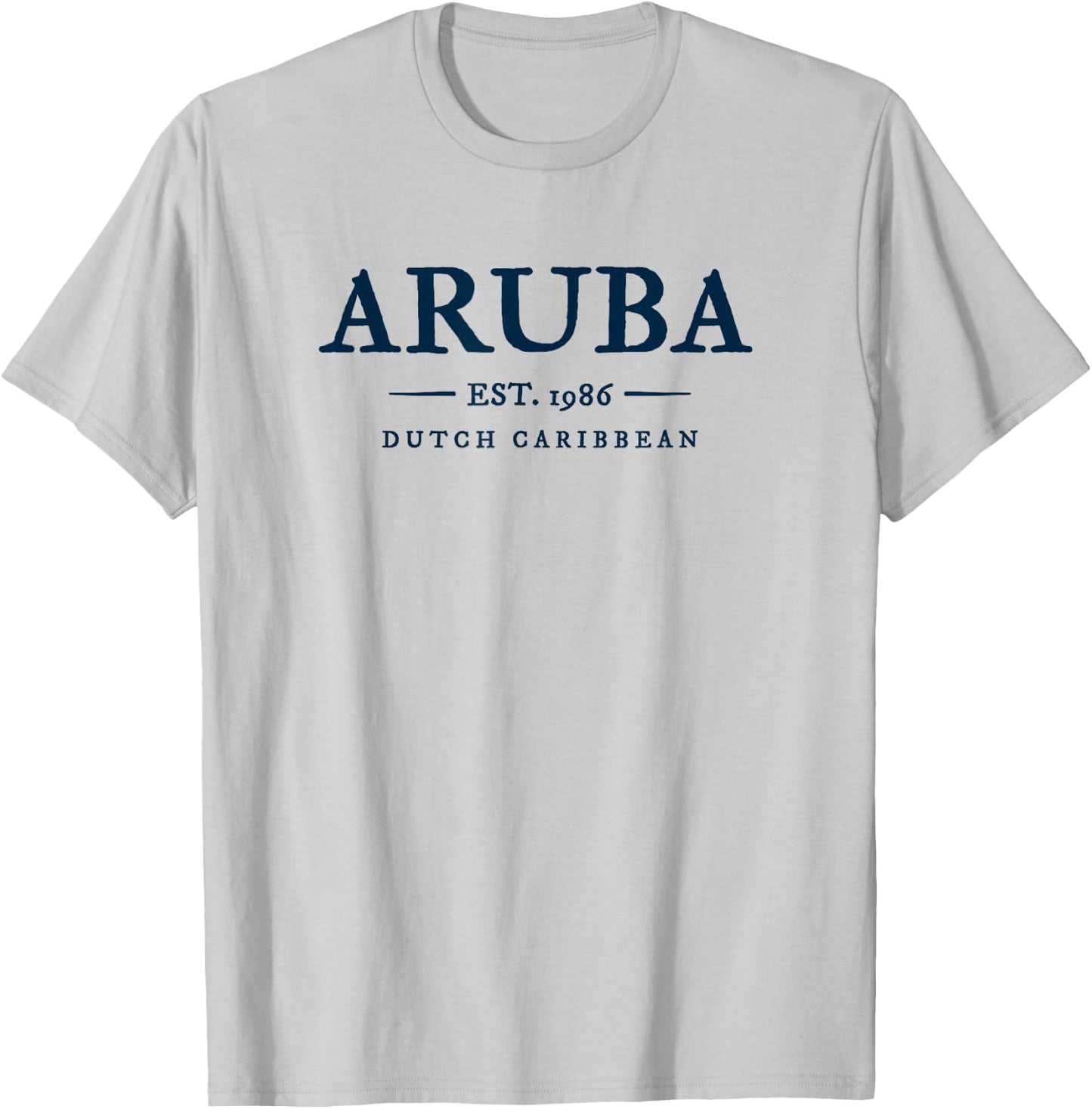 Aruba Throwback Letter Cruise Vacation Souvenir T-Shirt - T-Shirt | Ash