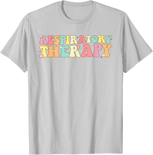 RT Respiratory Therapy therapist Groovy RT Care Student T-Shirt - T-Shirt | Ash