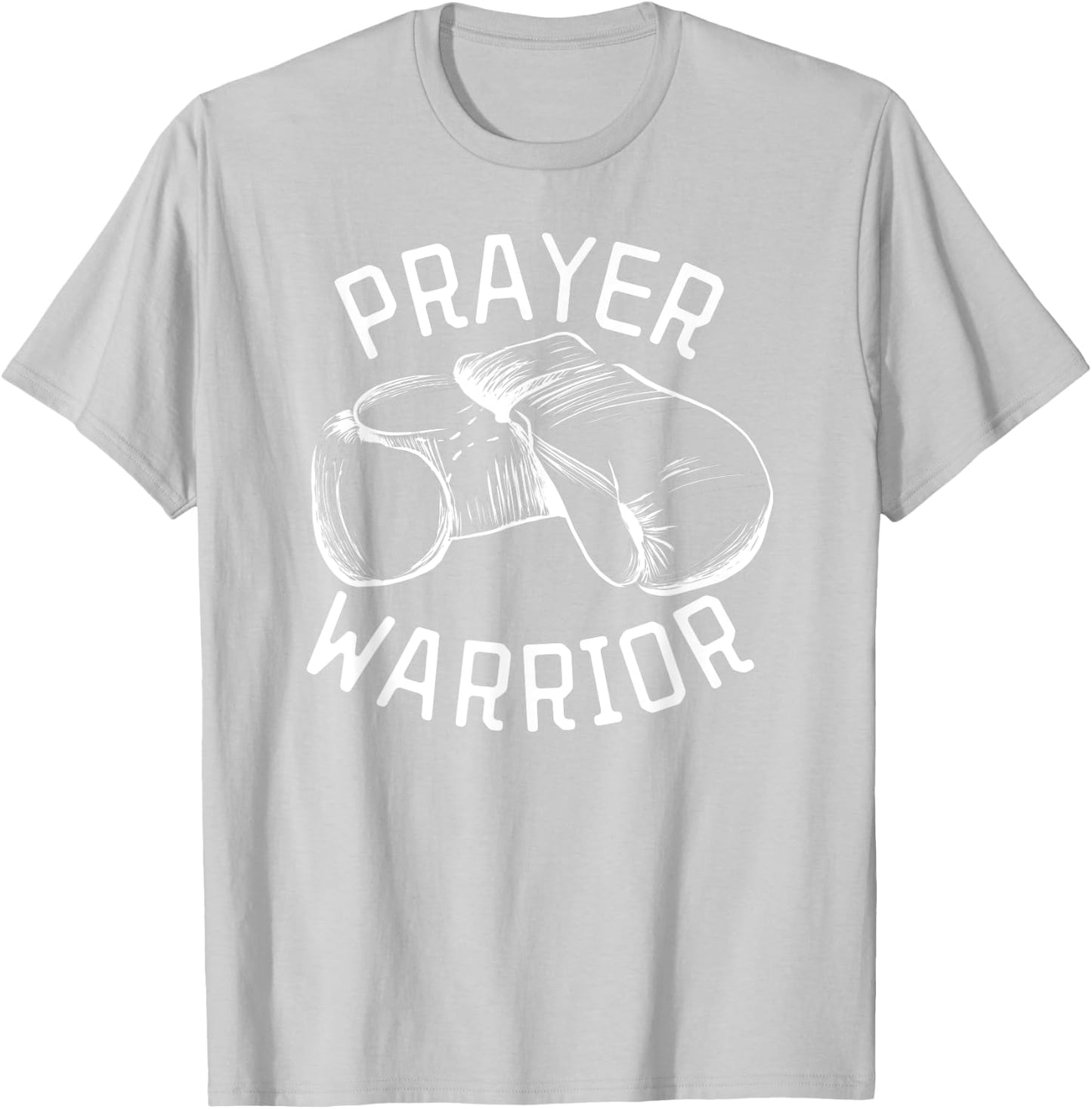 Pink Prayer Warrior Christian Breast Cancer Awareness Pink T-Shirt - T-Shirt | Ash