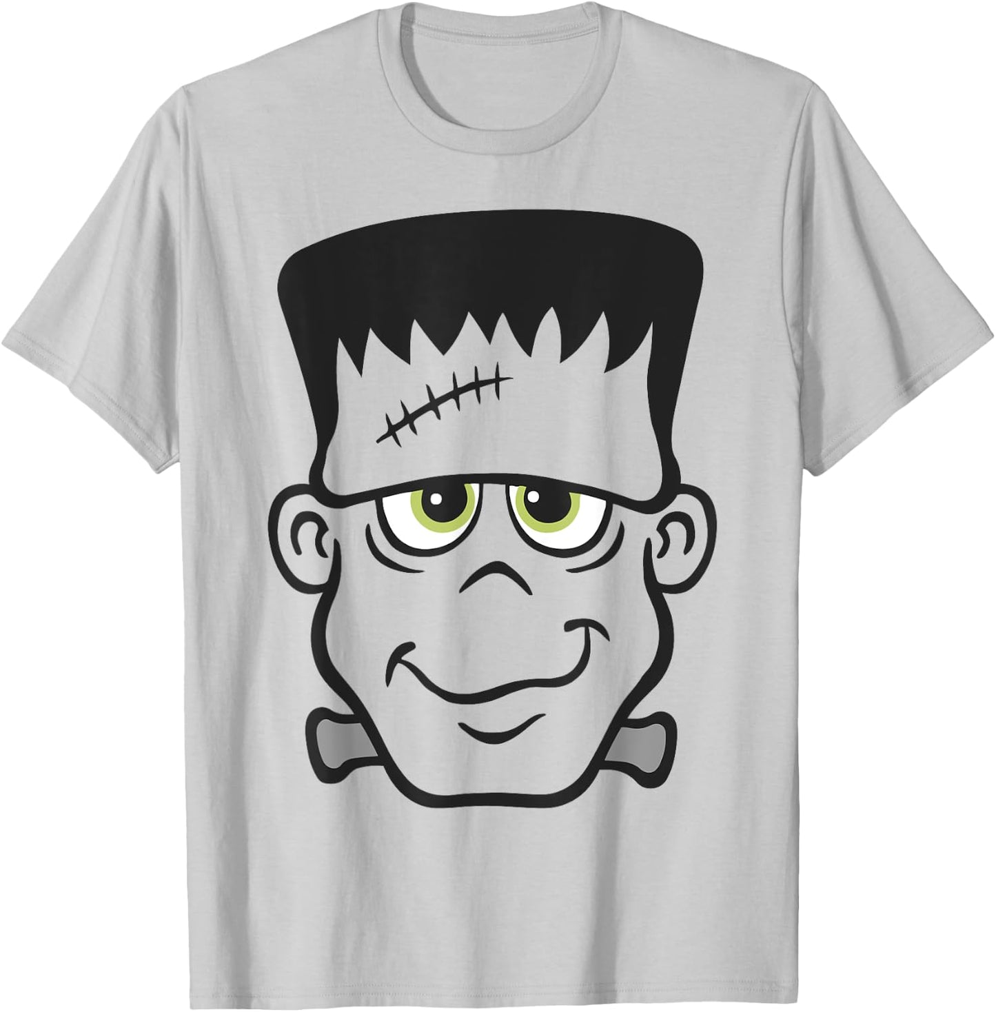 Frankenstein Monster Halloween Costume T-Shirt - T-Shirt | Ash