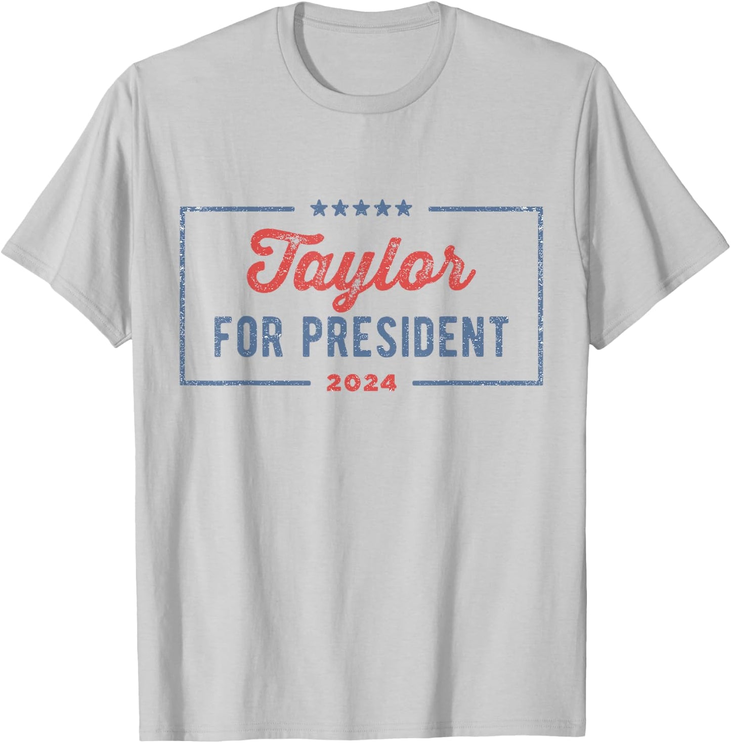 Taylor For President 2024 Shirt Girls Merchandise Men Women T-Shirt - T-Shirt | Ash