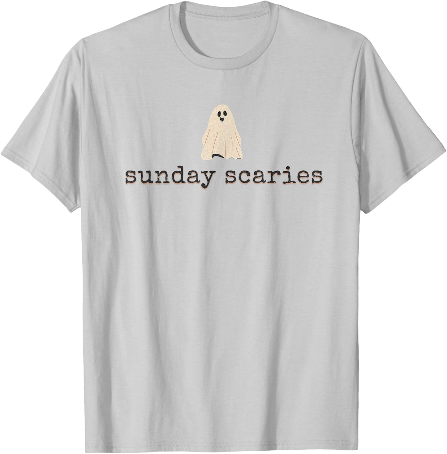 Fall Vibes Halloween Sunday Scaries Fun Day Sunday Hangover T-Shirt - T-Shirt | Ash