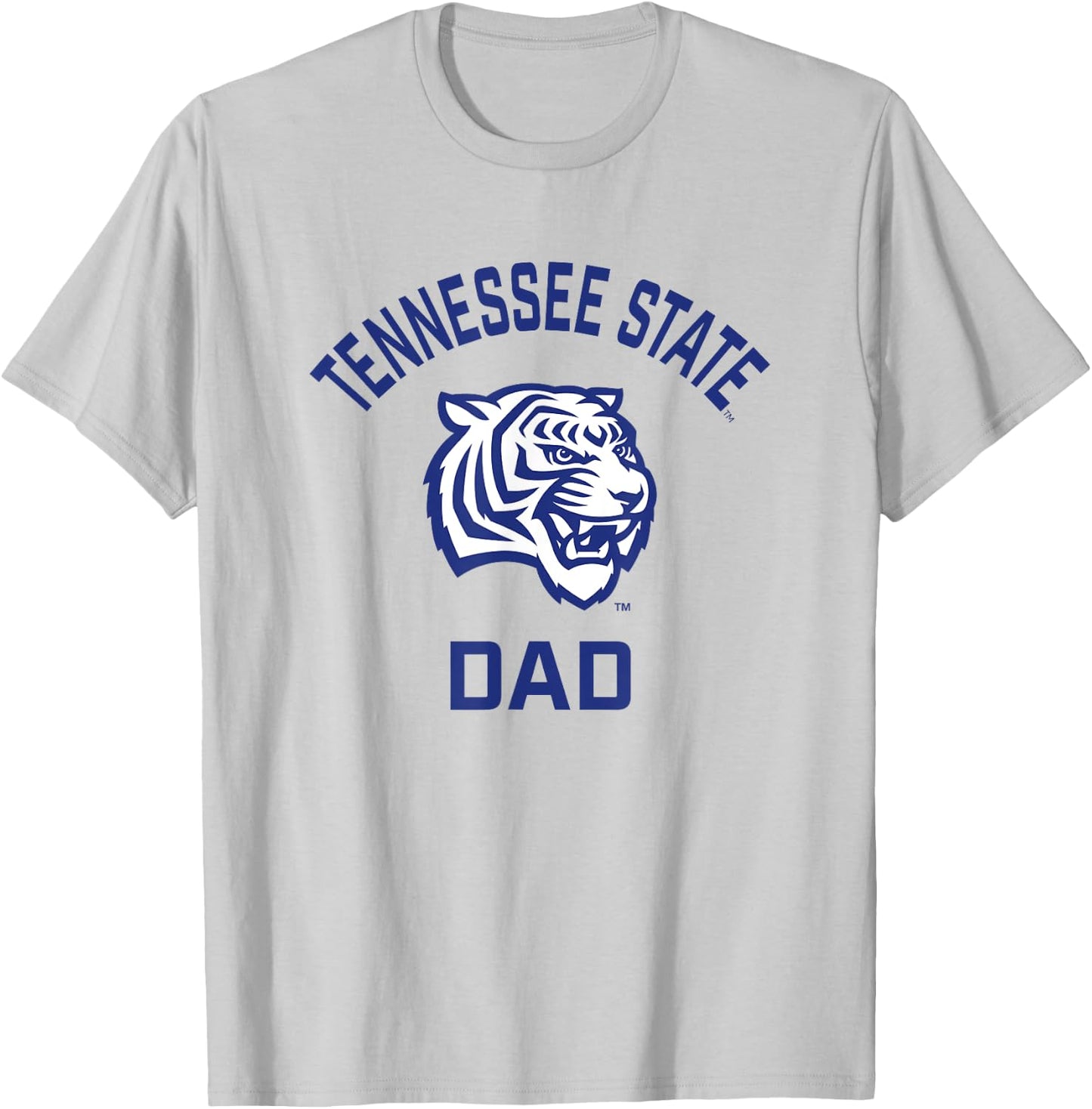 Tennessee State University TSU Tigers Arched Dad T-Shirt - T-Shirt | Ash