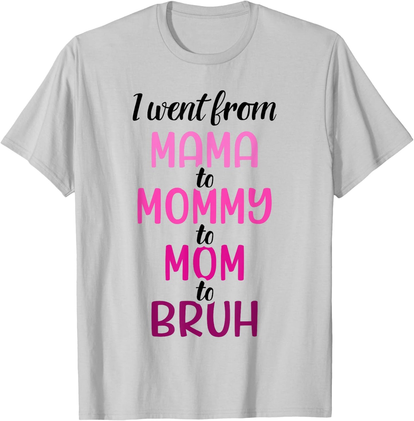 Mama mommy mom bruh for mothers day birthday christmas T-Shirt - T-Shirt | Ash