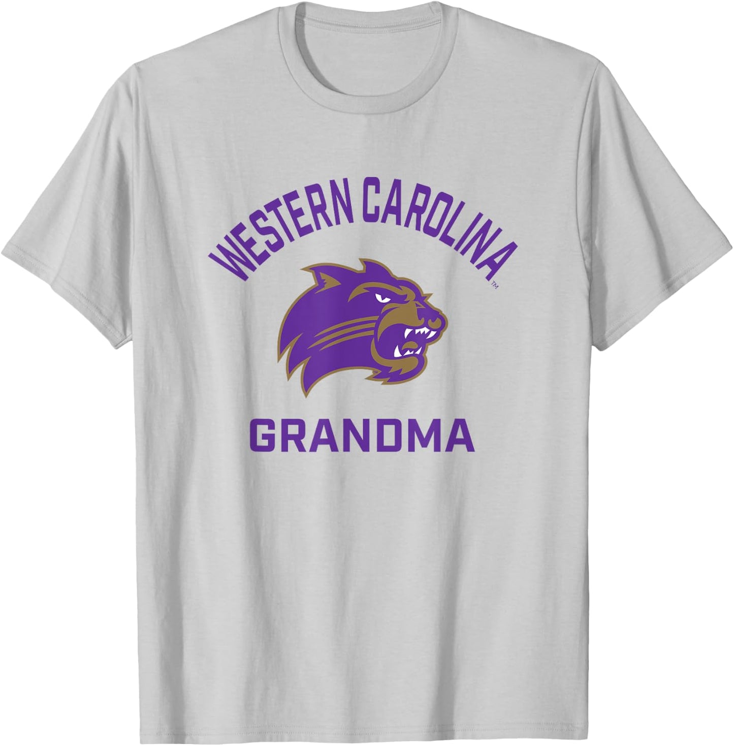 Western Carolina University Catamounts Arched Grandma T-Shirt - T-Shirt | Ash