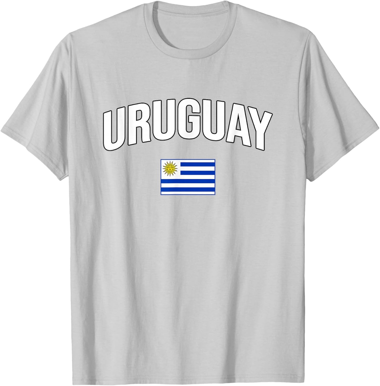 Uruguay - Flag of Uruguay - Throwback Design T-Shirt - T-Shirt | Ash
