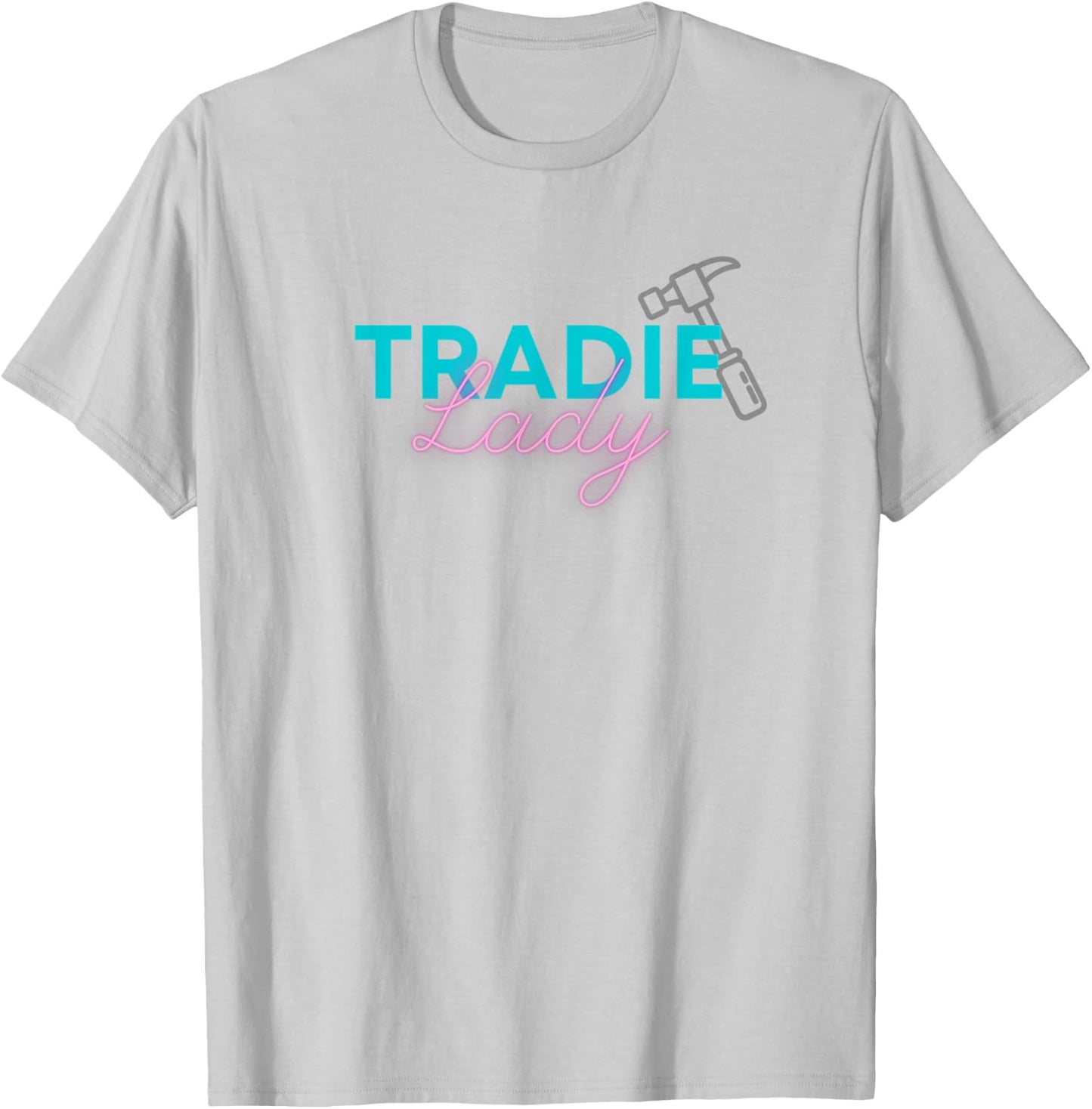 Women's Tradie Lady General Contractor Shirt T-Shirt - T-Shirt | Ash