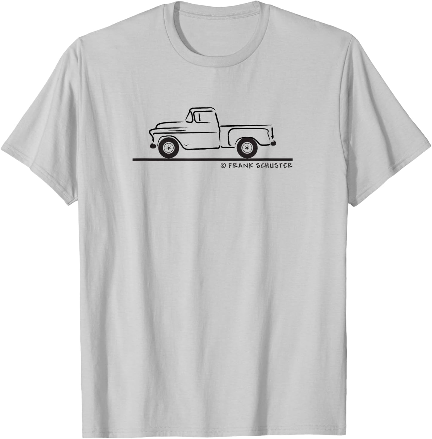 1955 55 Chevys Truck T-Shirt - T-Shirt | Ash