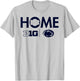 Penn State Nittany Lions Big 10 Home White T-Shirt - T-Shirt | Ash