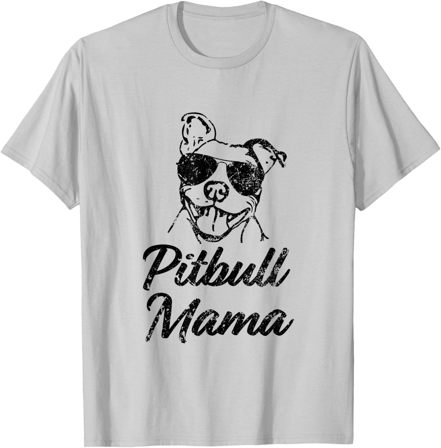 Proud Pitbull Mom Shirt - Pittie Mom, pitbull shirt T-Shirt - T-Shirt | Ash
