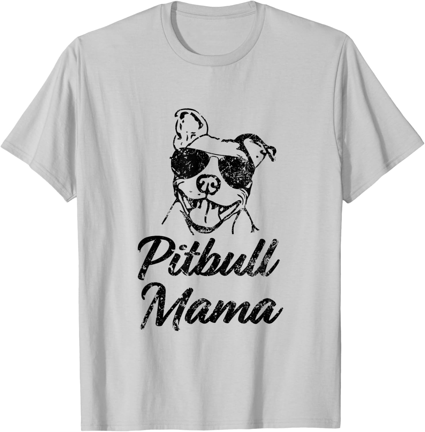 Proud Pitbull Mom Shirt - Pittie Mom, pitbull shirt T-Shirt - T-Shirt | Ash
