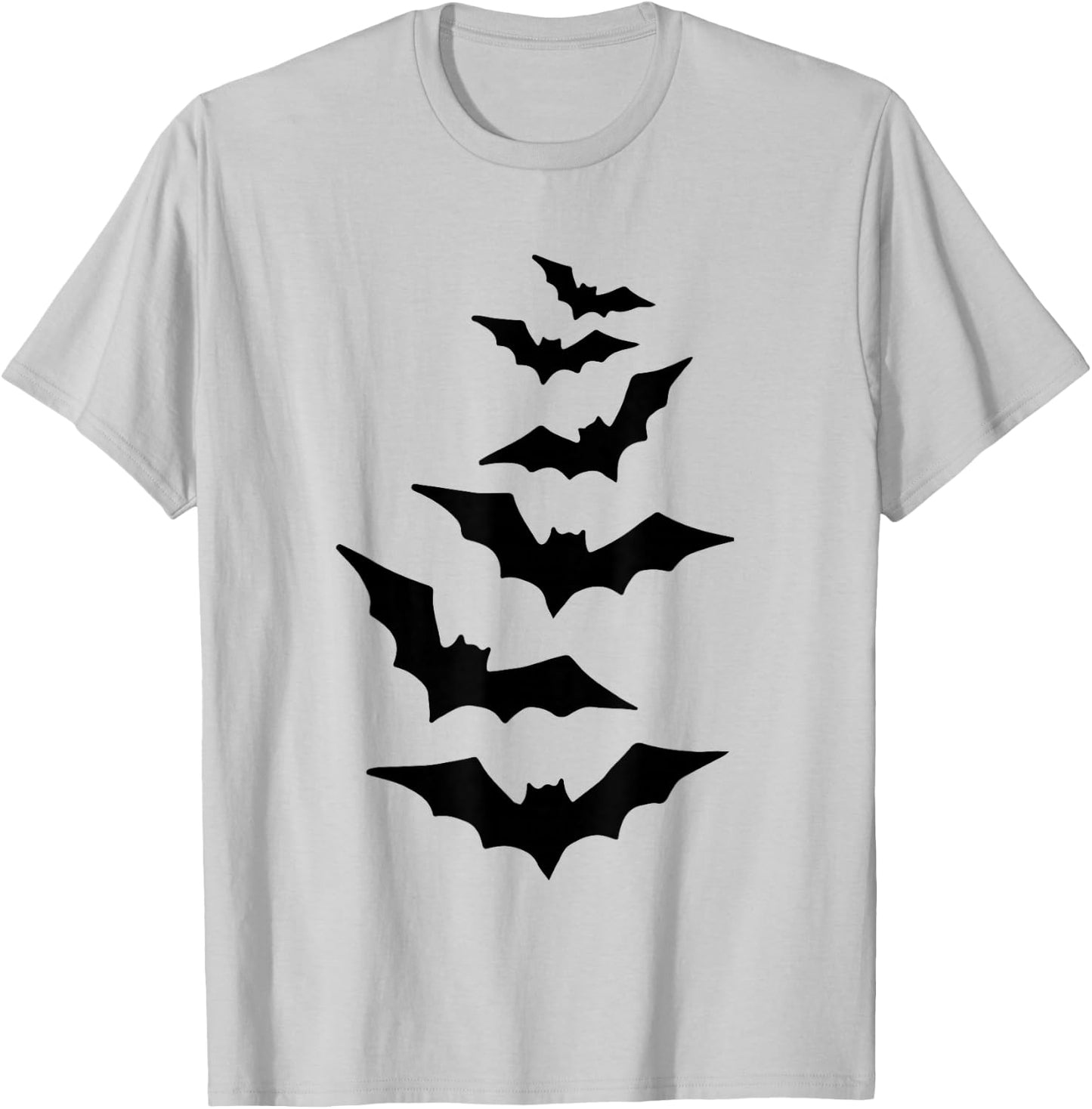 Halloween Bats Costume Funny Halloween Bat T-Shirt - T-Shirt | Ash