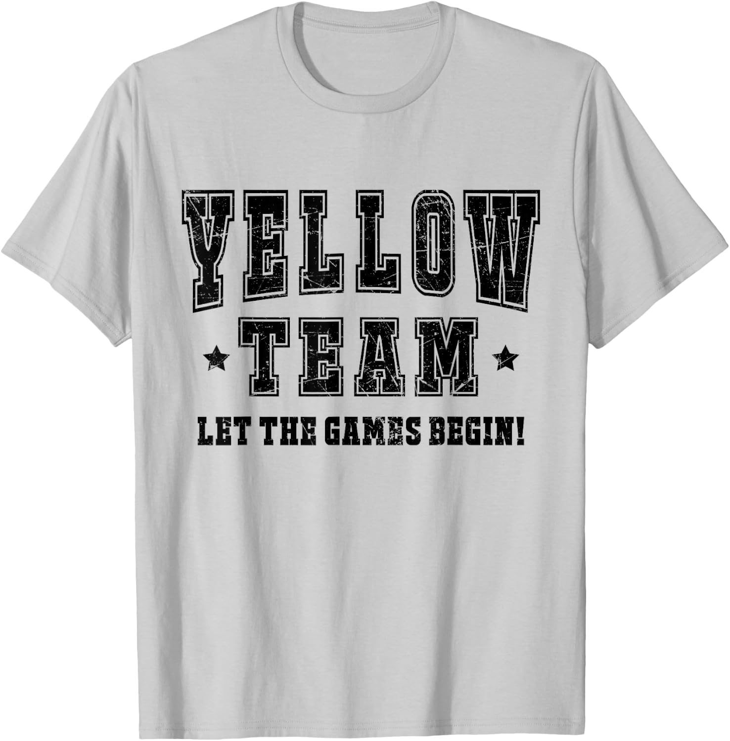 Yellow Team Field Day Spirit Squad Let The Games Begin 2024 T-Shirt - T-Shirt | Ash