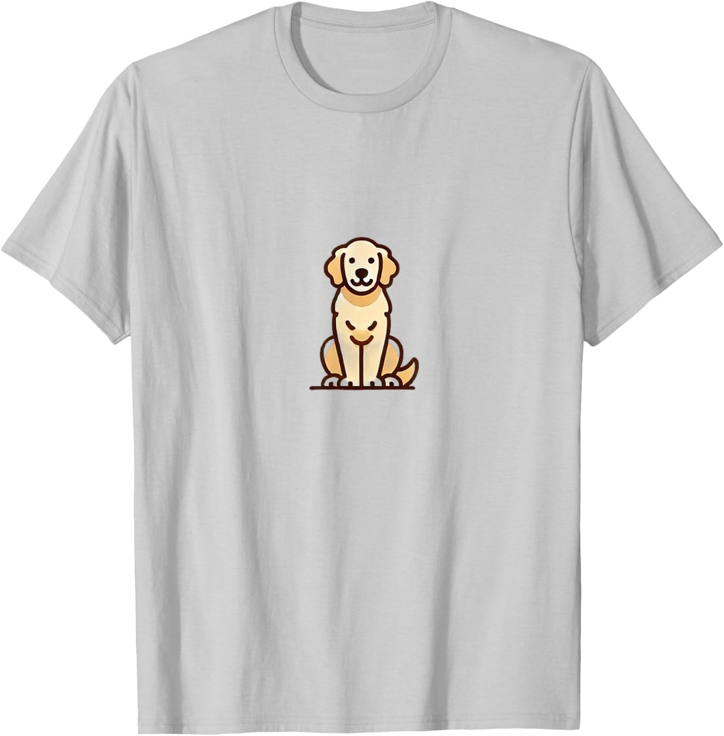 Golden Retriever T-Shirt - T-Shirt | Ash