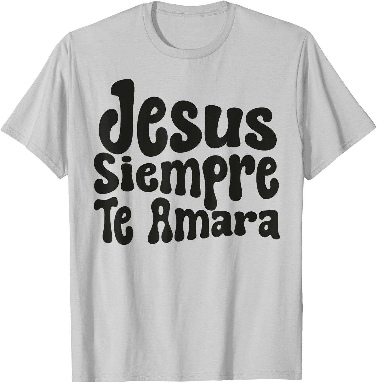 Camiseta cristiana en espanol Hombre Mujer Spanish Christian T-Shirt - T-Shirt | Ash