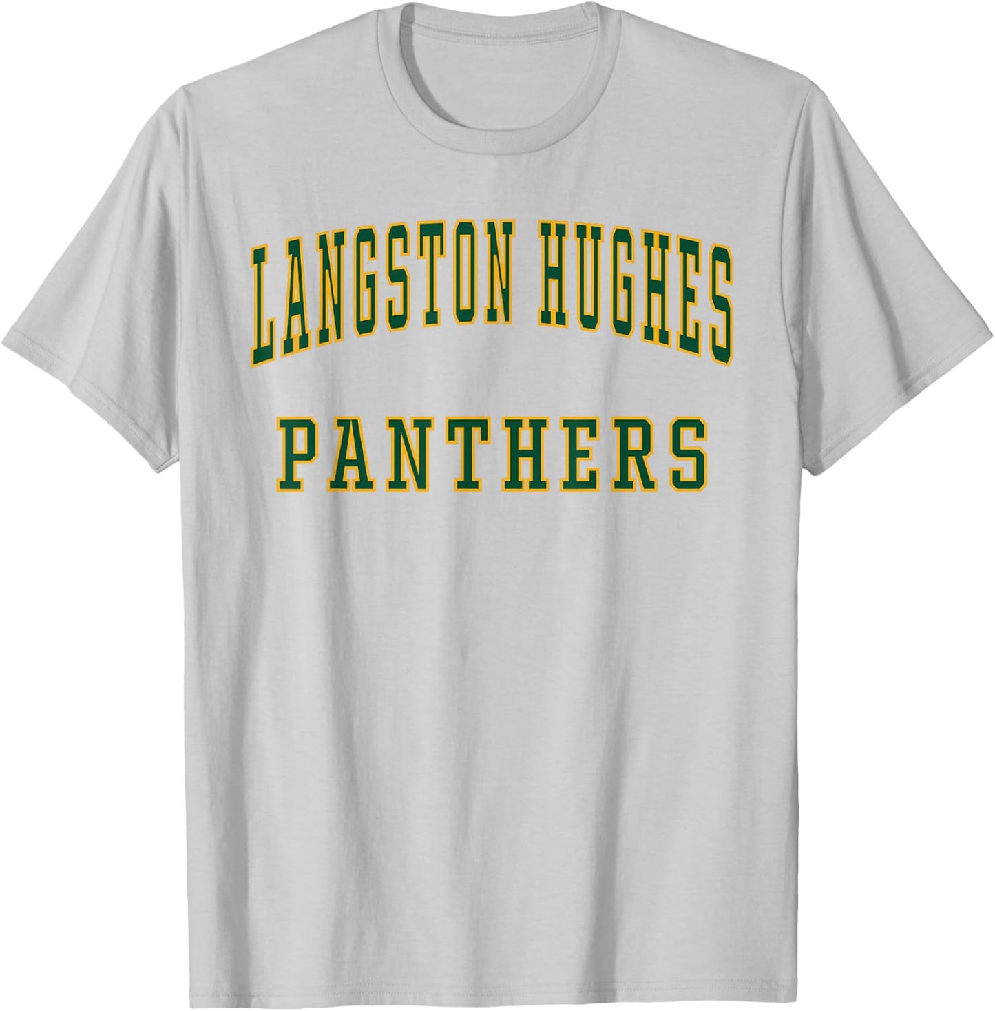 Langston Hughes High School Panthers T-Shirt - T-Shirt | Ash