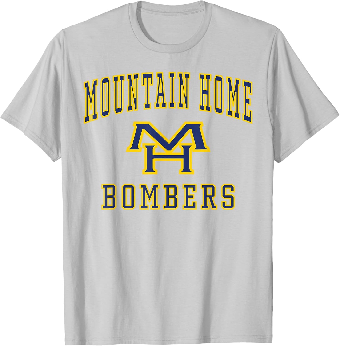 Mountain Home High School Bombers C1 T-Shirt - T-Shirt | Ash