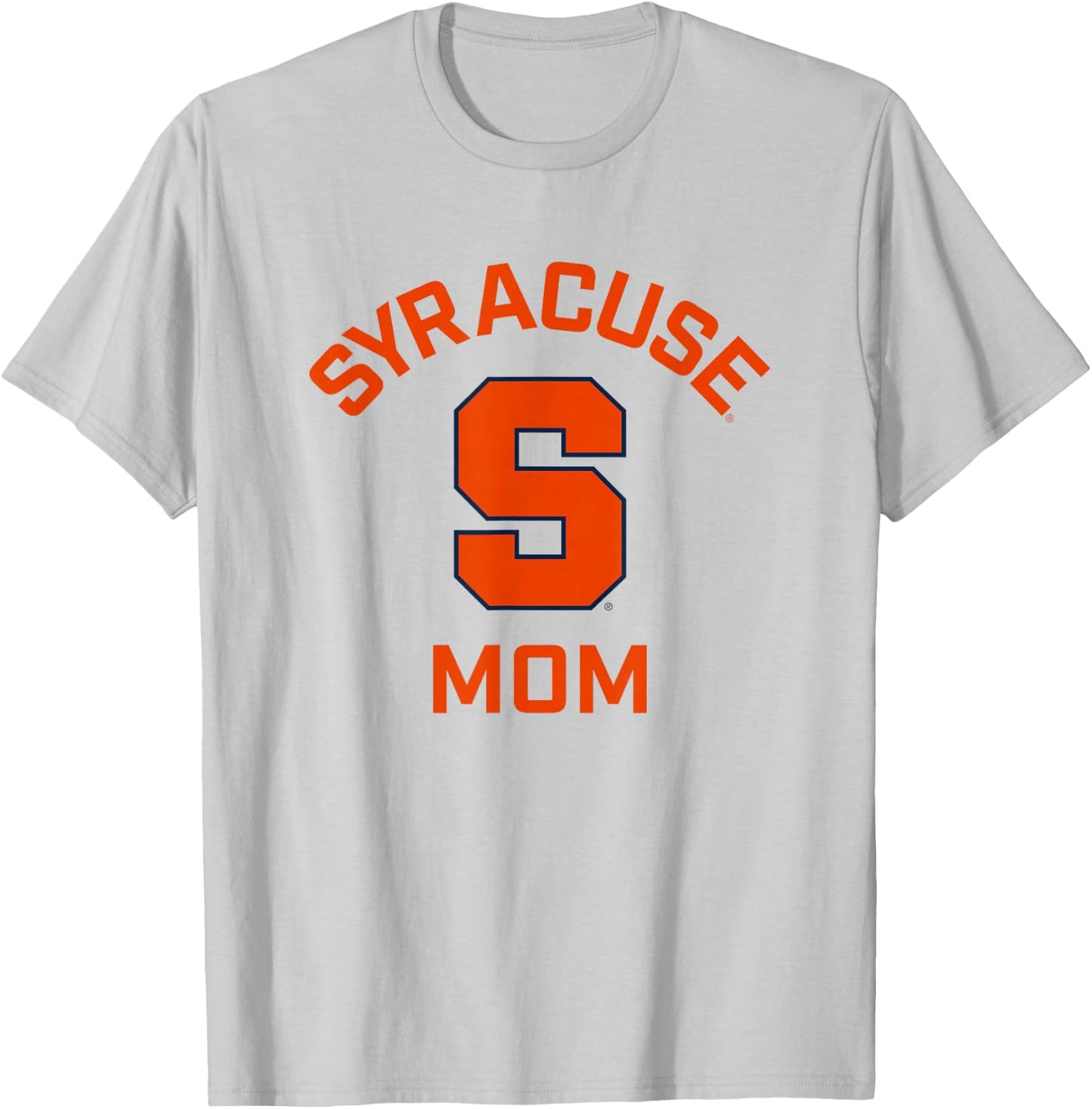 Syracuse University Orange Arched Mom T-Shirt - T-Shirt | Ash