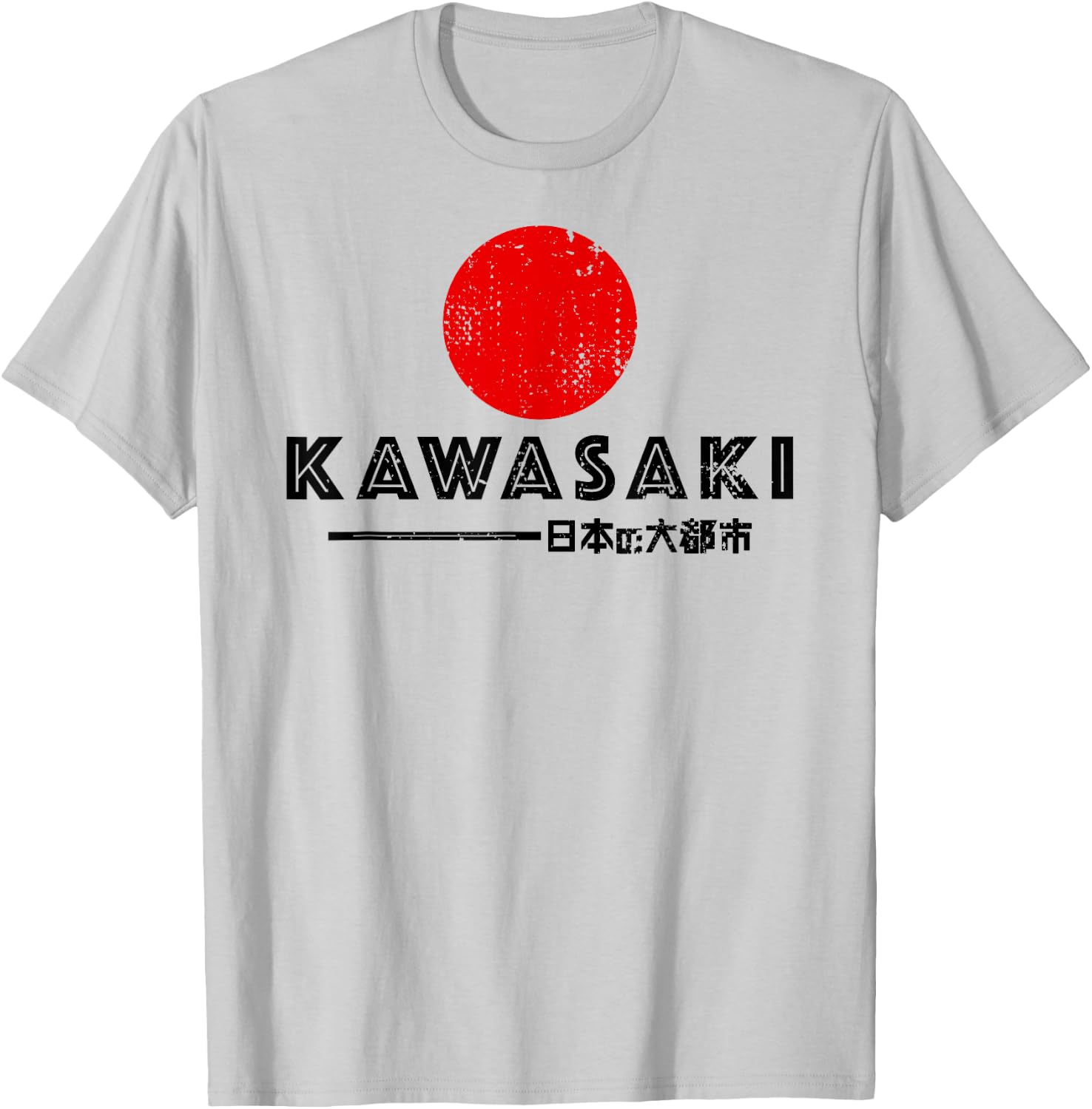 Kawasaki City 90s Retro Japan Aesthetics 80s Kawasaki T-Shirt - T-Shirt | Ash
