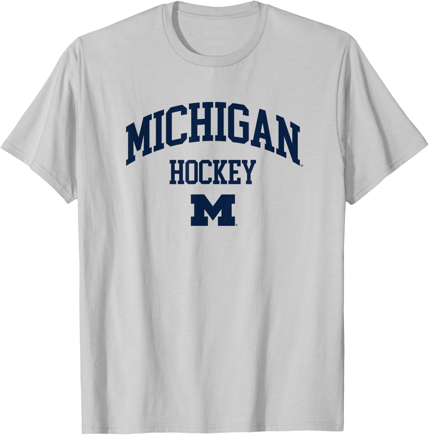 University of Michigan Wolverines U of M Hockey T-Shirt - T-Shirt | Ash