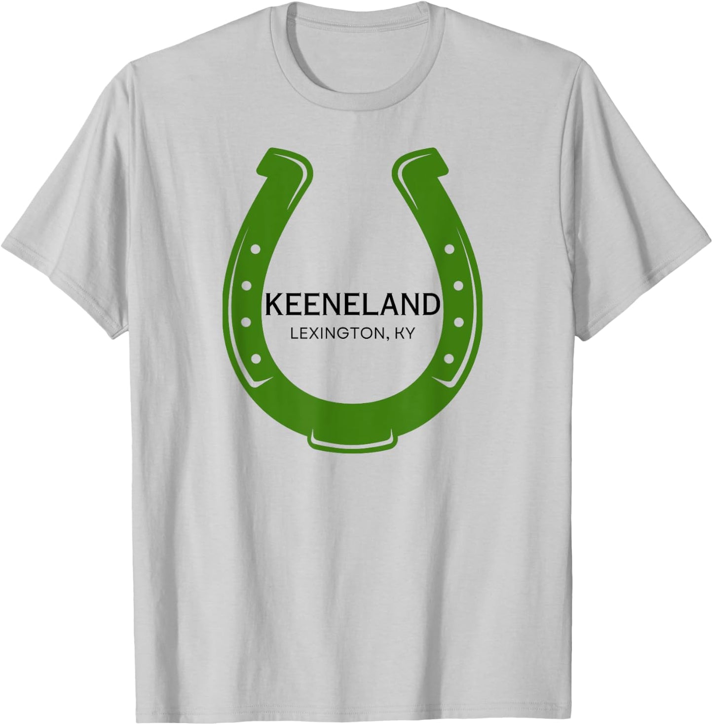 Keeneland Racing Horse Race Racetrack Horse Racing Course KY T-Shirt - T-Shirt | Ash