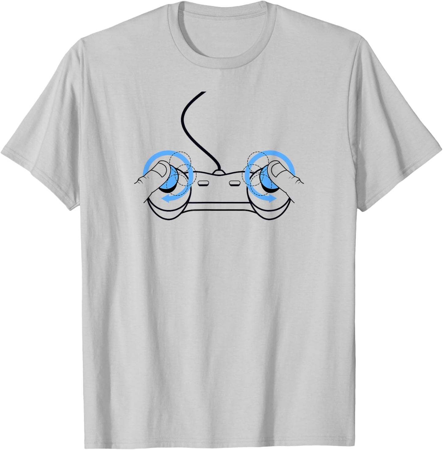Funny boobs controller design T-Shirt - T-Shirt | Ash